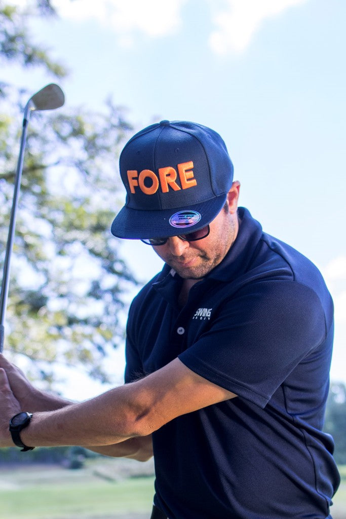 Flat peak golf caps clearance