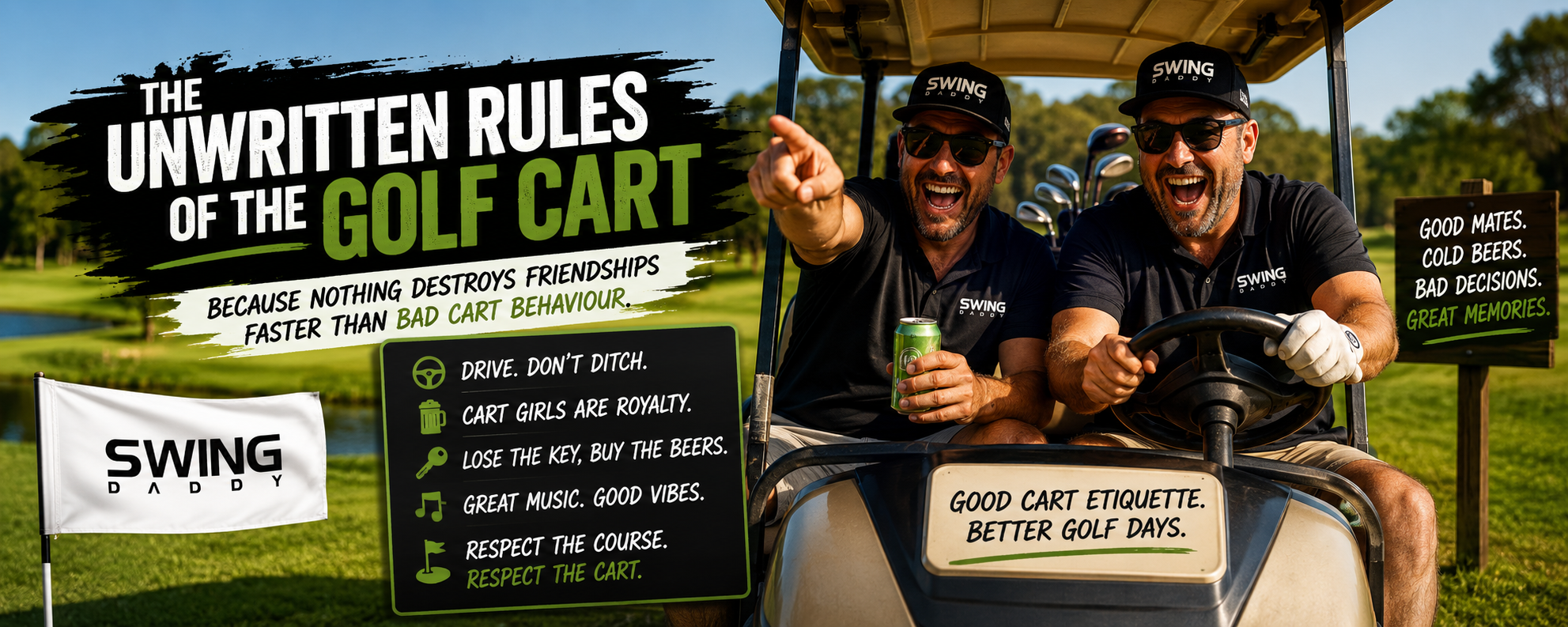 The Unwritten Rules of the Golf Cart