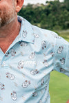 Golf Shirt - Party Polo - 2 in the Pink