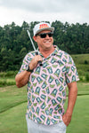 Golf Shirt - Party Polo - Tequila Sunset