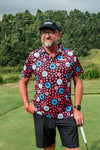 Golf Shirt - Party Polo - Daisy Haze