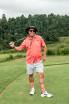 Golf Shirt - Classic Polo - Coral
