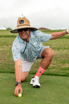 Golf Shirt - Party Polo - 2 in the Pink