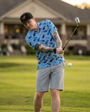 Golf Shirt - Party Polo - Hook Line and Swinger