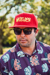 Cap - Flat Peak Hows Your Mother - Red