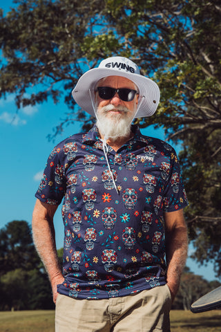 Golf Shirt - Party Polo - Day of the Dead