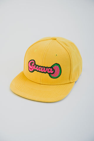 Cap - Flat Peak Guava - Yellow