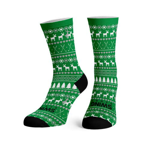 Socks - Xmas Green