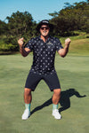 Golf Shirt - Party Polo - Skull & Crossbones