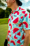 Golf Shirt - Party Polo - Watermelons