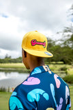 Cap - Flat Peak Guava - Yellow